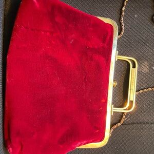 Vintage Burgundy Purse